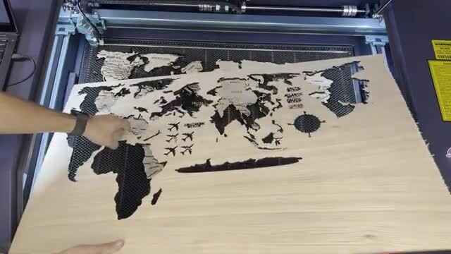 Video thumbnail for Is The Earth Flat??? I Made One with OMTech Pronto 40 Laser Machine!!