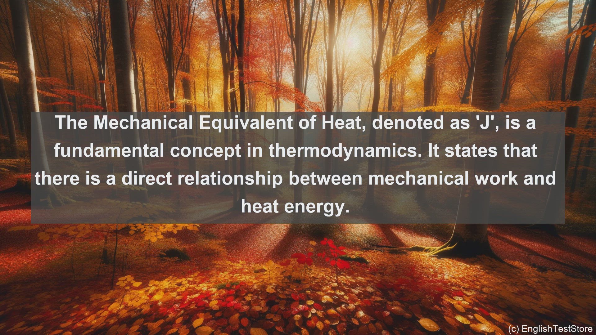 'Video thumbnail for Mechanical equivalent of heat in science  definition and examples'