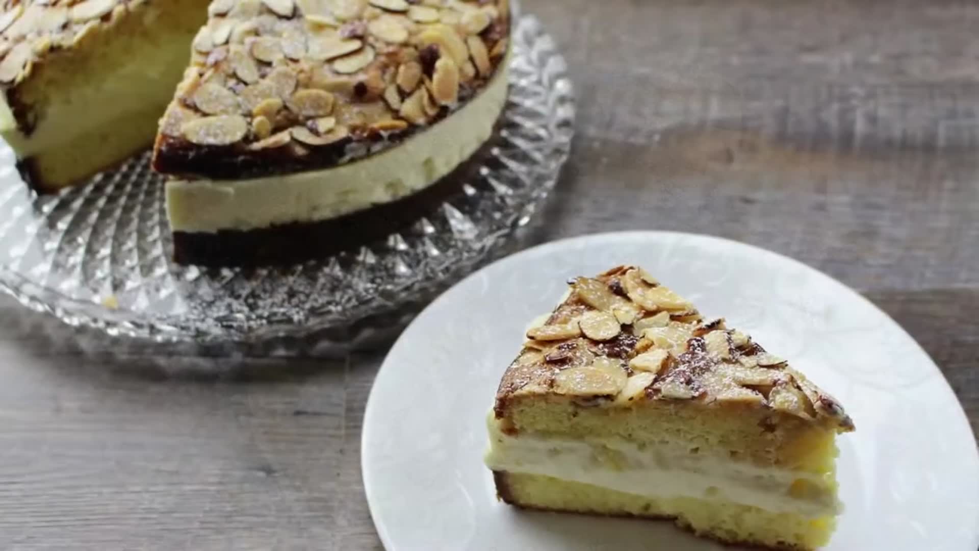 Video thumbnail for Bee Sting Cake - Authentic German Recipe for Bienenstich cake (720p 30fps)