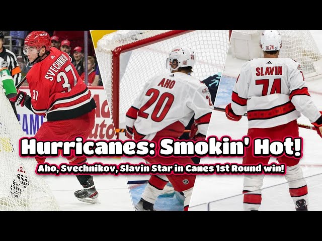 Video thumbnail for Canes Storm into 2nd Round: Capitals Challenge Awaits