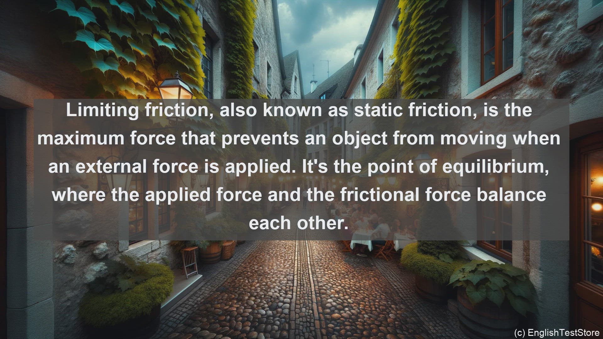 'Video thumbnail for Limiting friction in science  definition and examples'