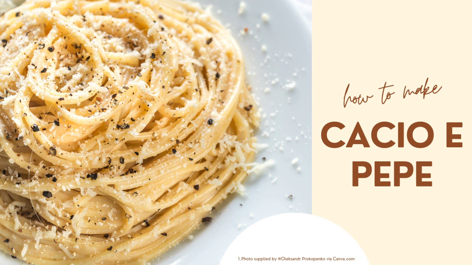 'Video thumbnail for Cacio e Pepe Recipe'