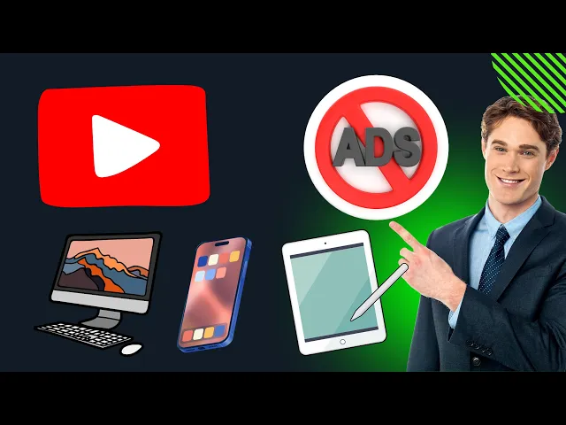'Video thumbnail for How to Watch YouTube without Ads on a Computer, Smartphone or Tablet | GearUpWindows Tutorial'