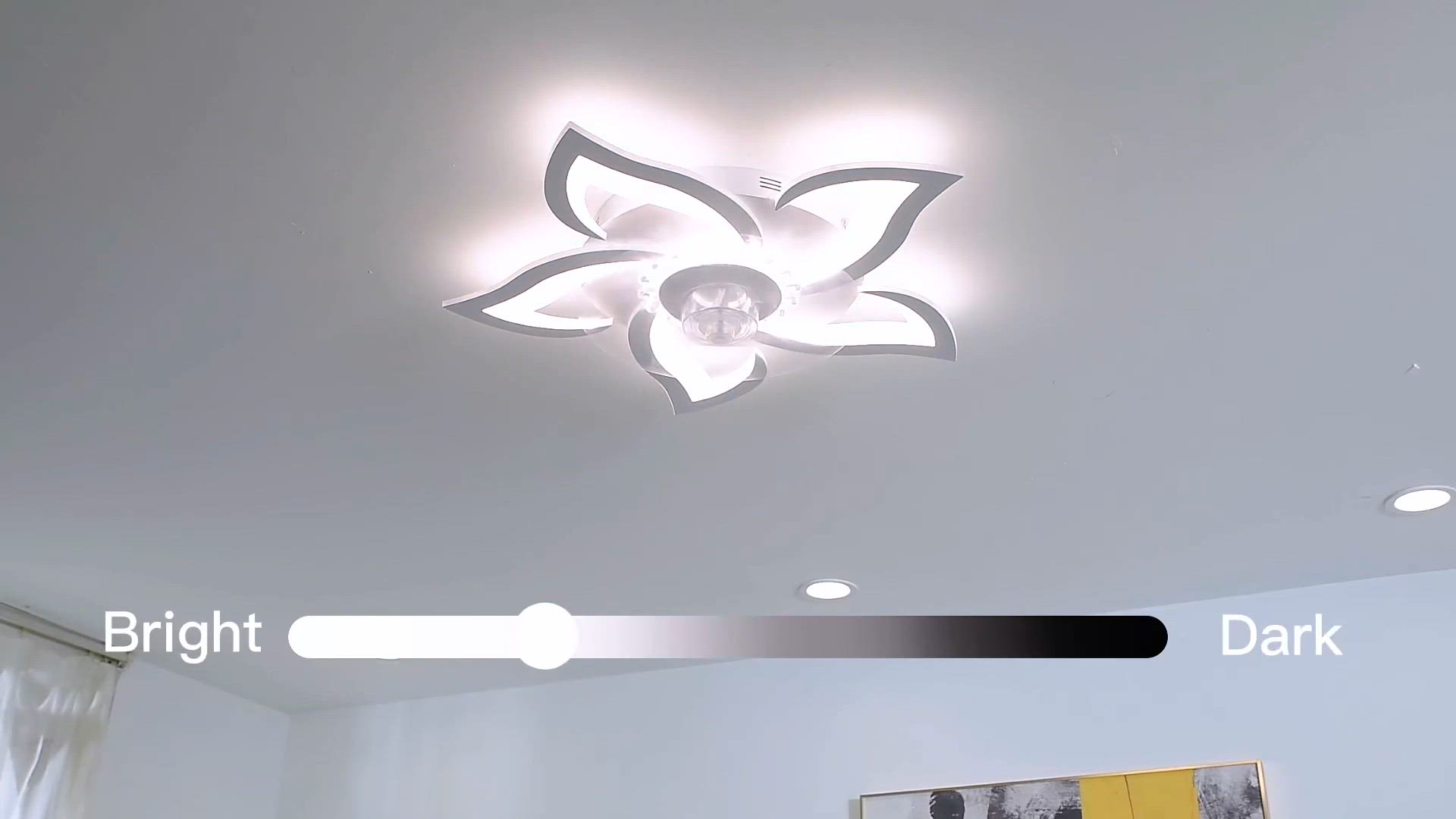 'Video thumbnail for Bedroom Ceiling Fan with Lights - Brightness & Temp'