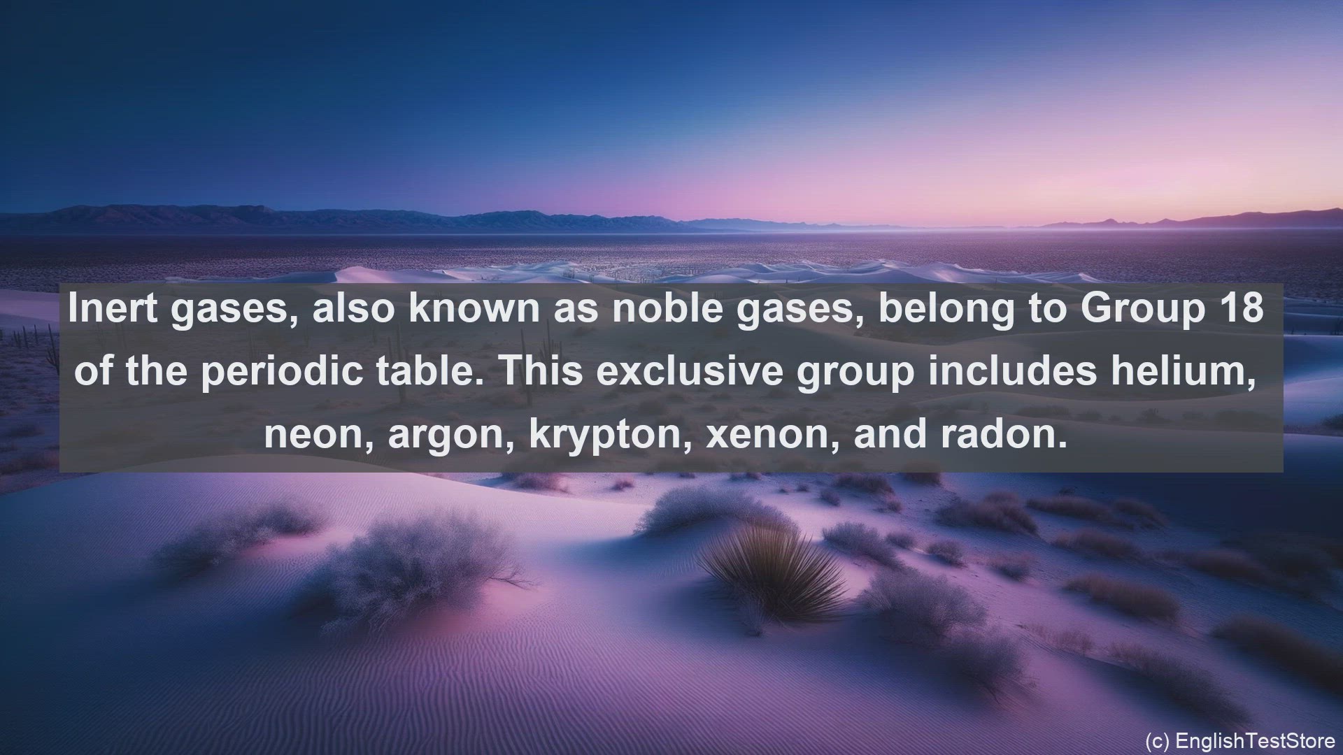 'Video thumbnail for Inert gases in science  definition and examples'