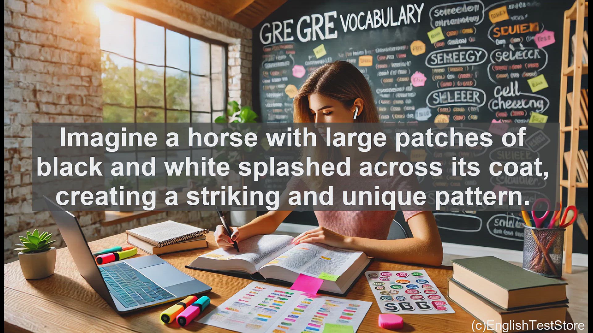 'Video thumbnail for GRE Vocabulary Lesson: The Striking Patterns of Piebald'