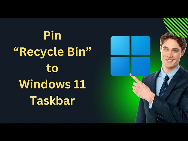 'Video thumbnail for How to Pin Recycle Bin to Windows 11 Taskbar | GearUpWindows Tutorial'