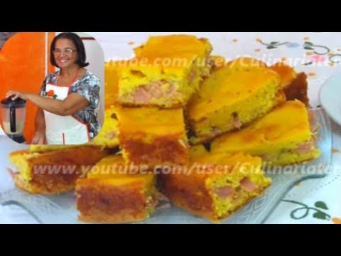 'Video thumbnail for Tortinha Cremosa de Milho com Presunto - Dyne Filha e Mãe Zinha'