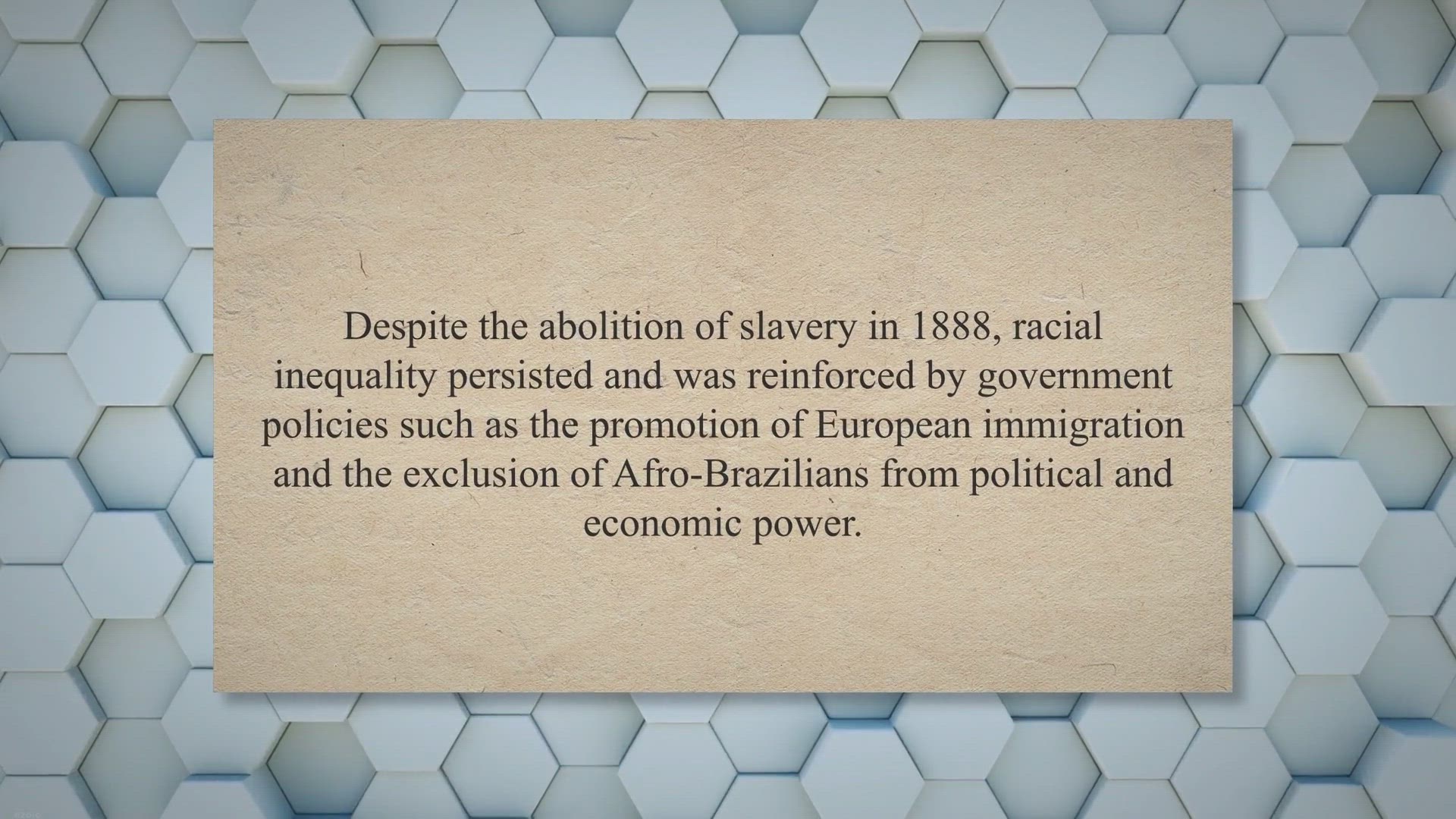 Video thumbnail for Uncovering the Layers of Structural Racism in Brazil: From Historical Roots to Current Efforts and Future Directions