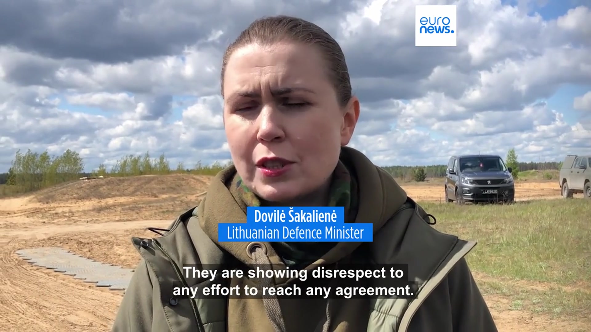 'Video thumbnail for Russia is 'mocking' the US, Lithuanian defence minister tells Euronews'