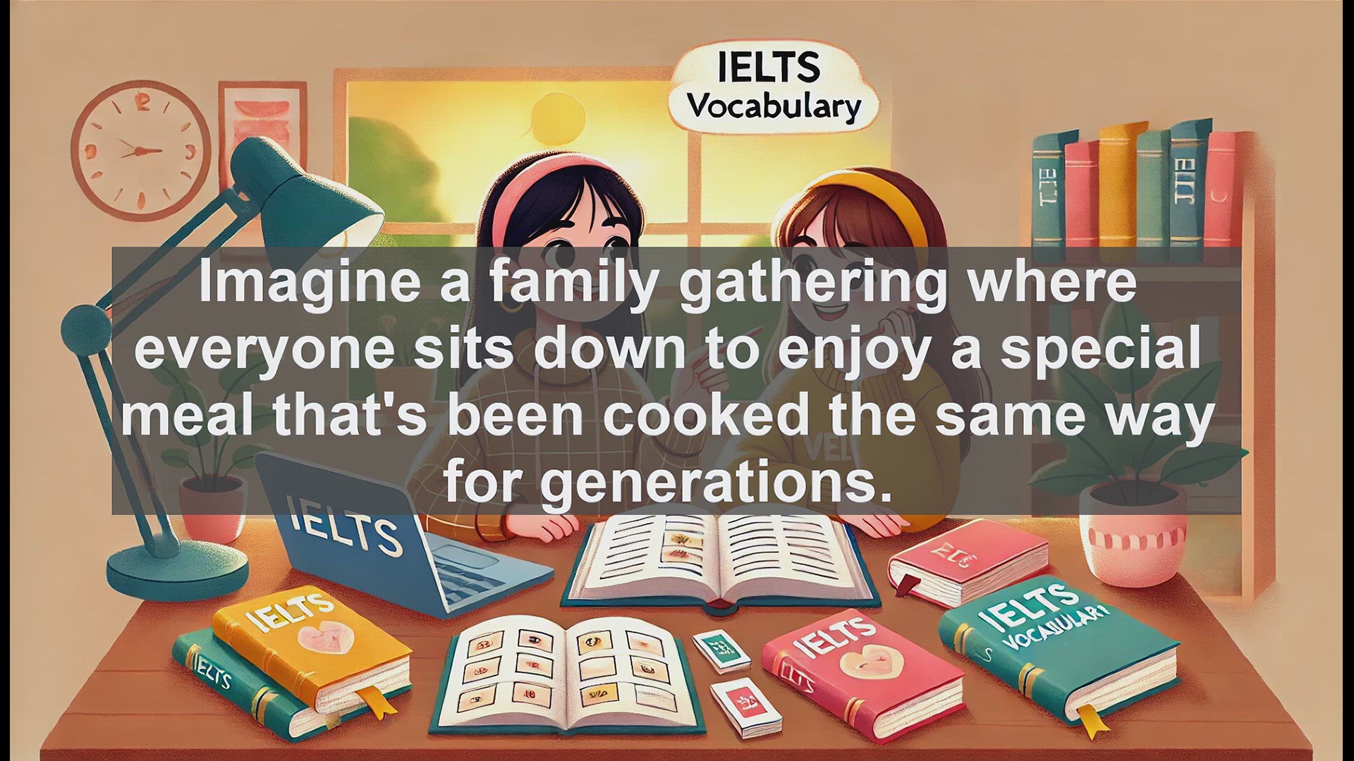 'Video thumbnail for 2500 Must Know IELTS 5.5 Vocabulary - Understanding 'Tradition' for Your IELTS Exam'