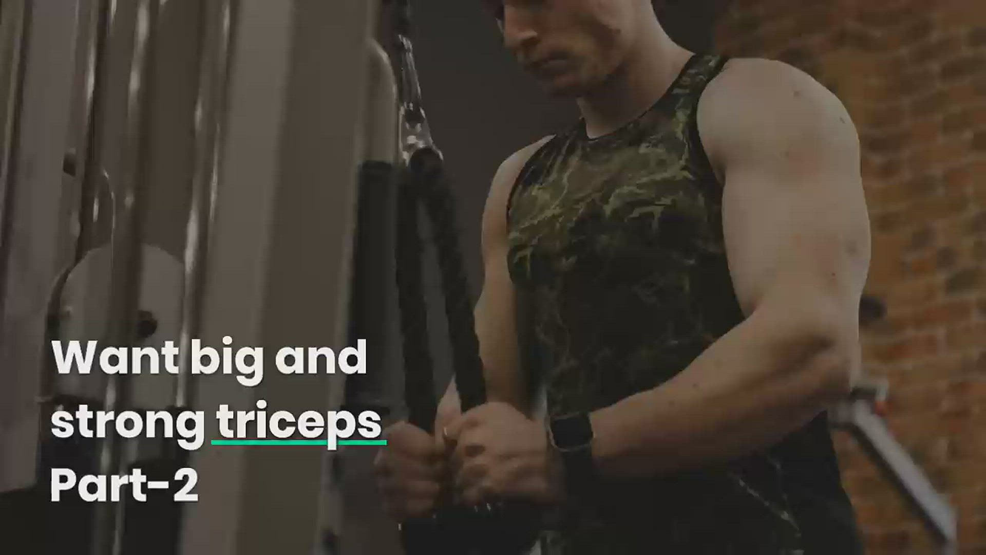 'Video thumbnail for Top 3 exercises to grow your triceps | Part 2'