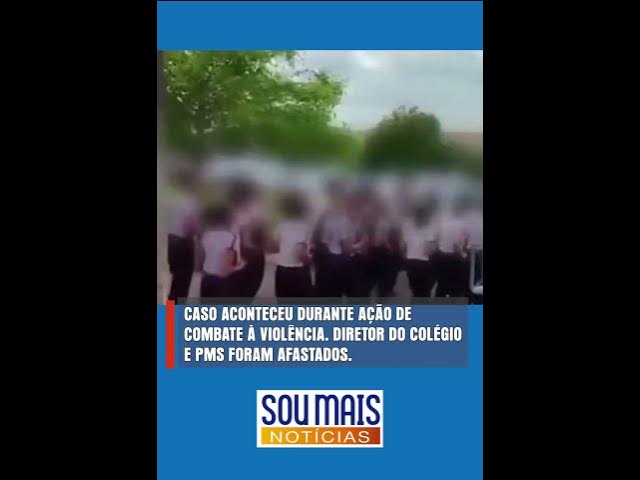 'Video thumbnail for Vídeo mostra PM guiando estudantes de colégio militar a cantarem palavras de ódio em Paranã (TO)'