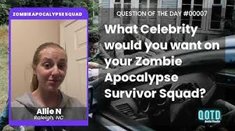 Video thumbnail for Allie N wants Benedict Cumberbatch on her Zombie Survival Squad. No question!