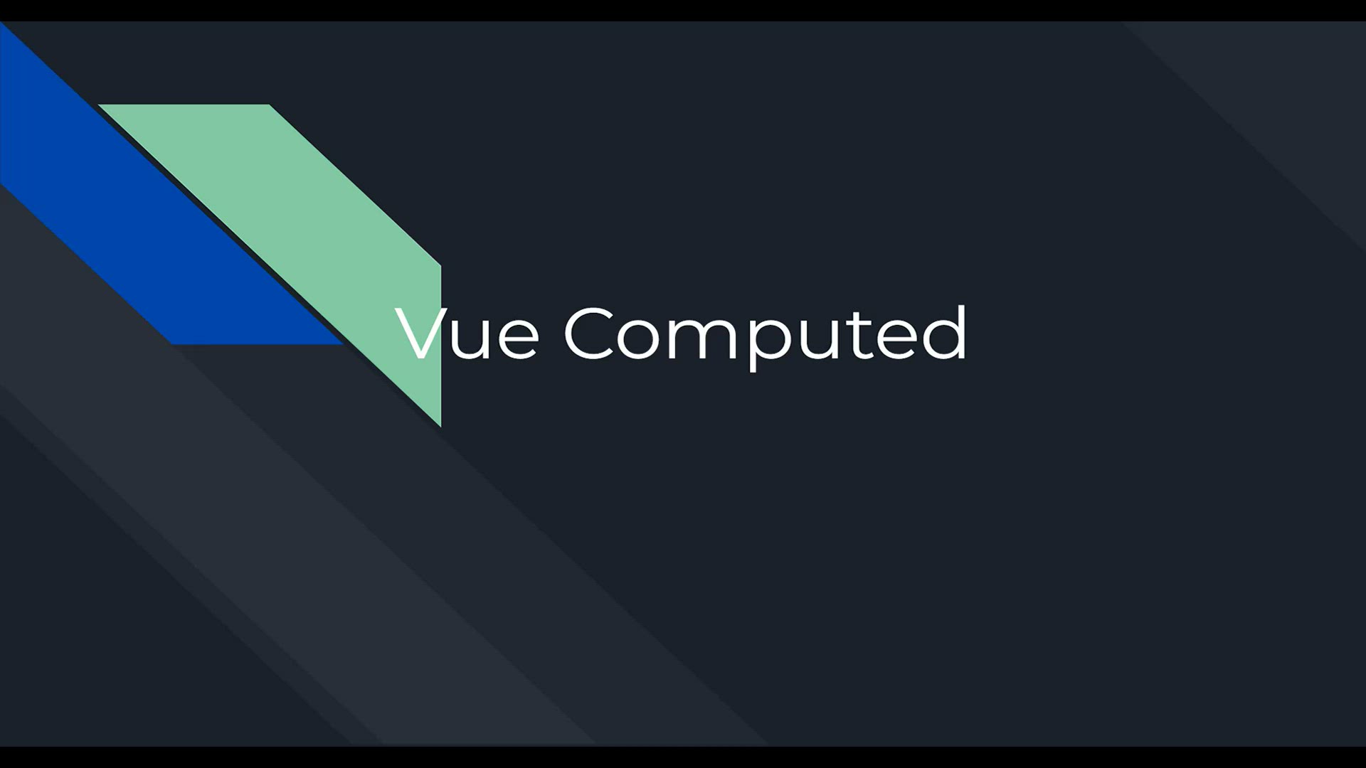 Video thumbnail for When to use Vue Computed?