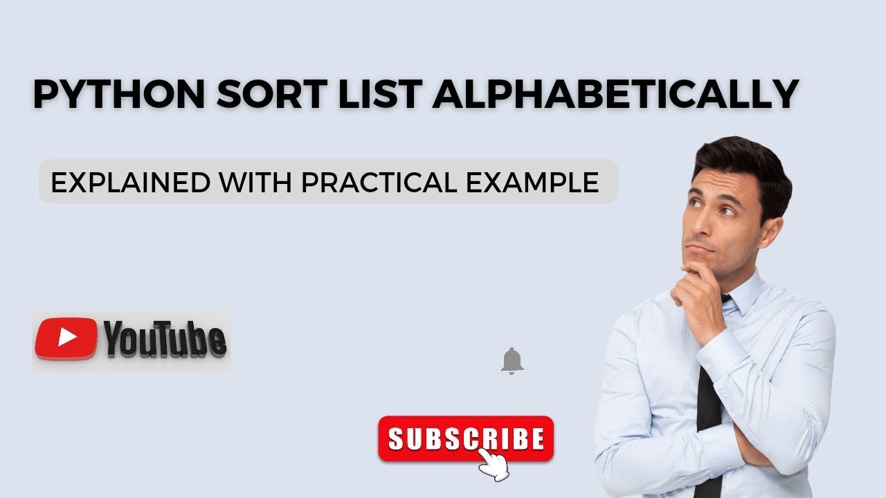 'Video thumbnail for Python Sort List Alphabetically - Python Tutorial'