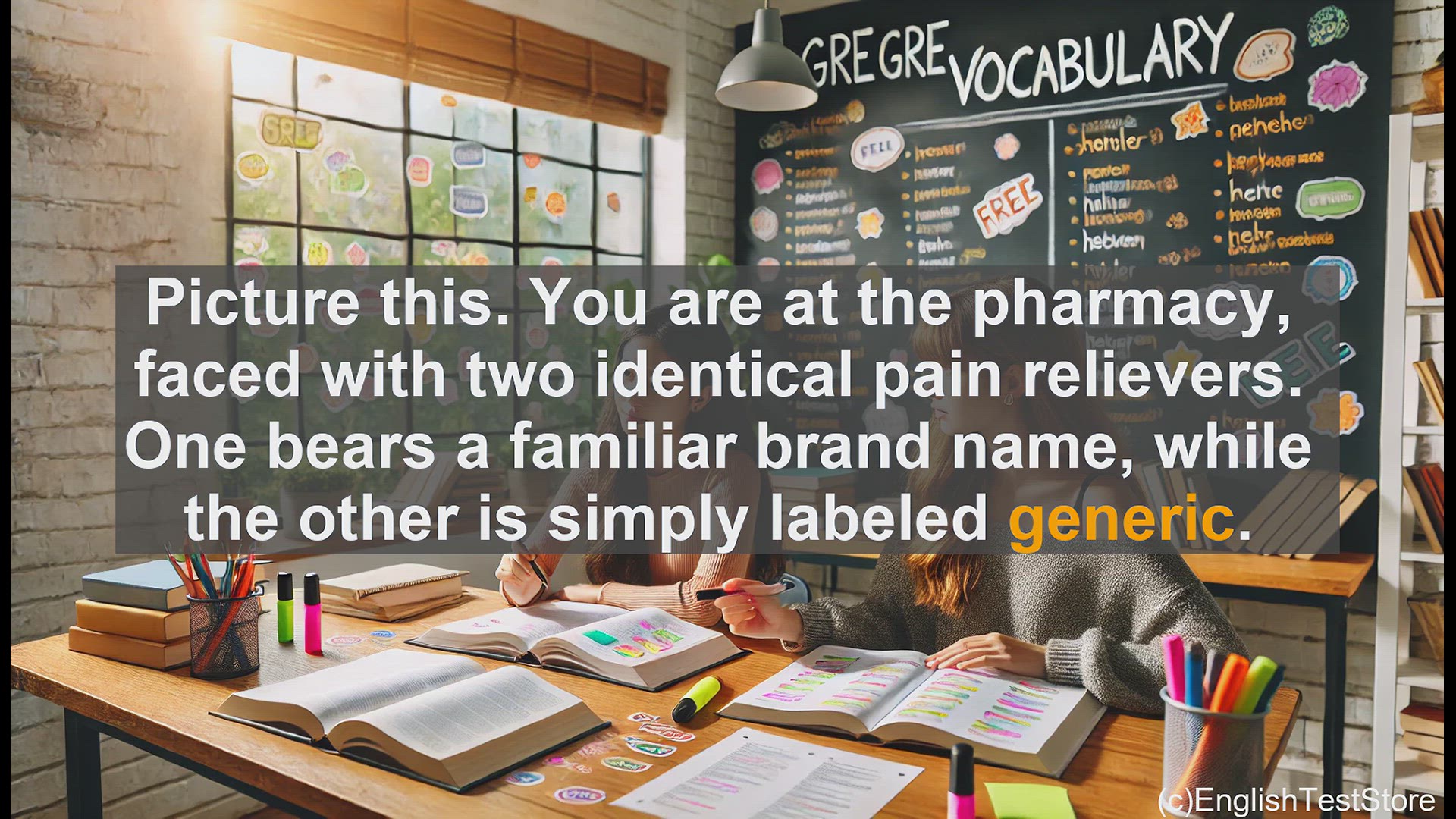 'Video thumbnail for GRE Vocabulary Lesson: Understanding the Meaning and Use of 'Generic''