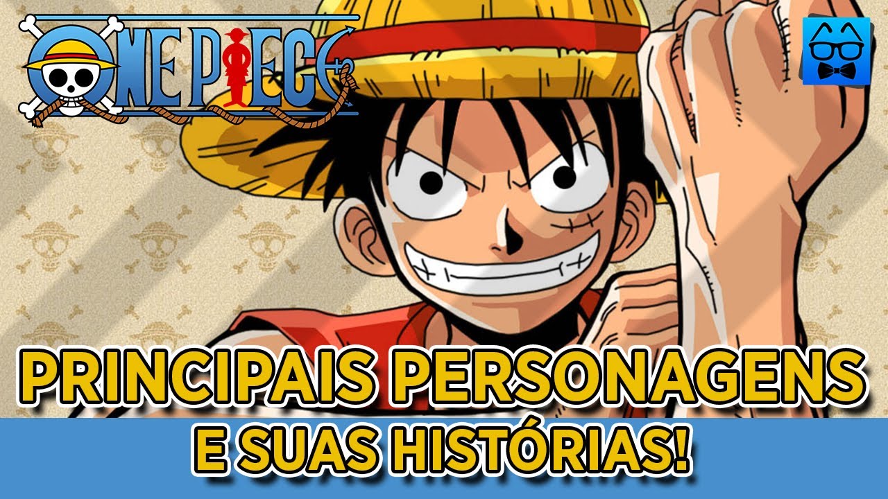 Os personagens de One Piece