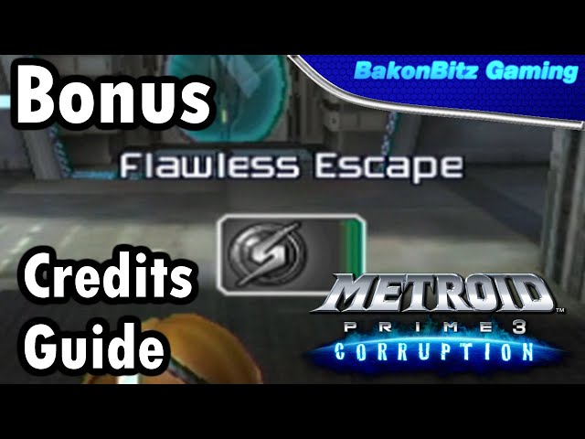 Video thumbnail for [Extra] Metroid Prime 3: Corruption - Credits Guide