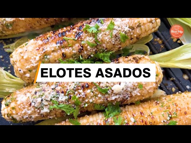 Video thumbnail for How to Make Elotes Asados – Mexican Grilled Corn with Cotija Cheese