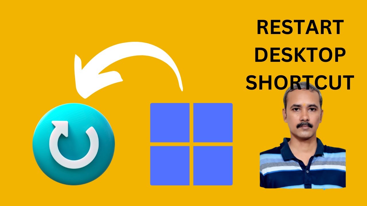 'Video thumbnail for How to Create a Restart Desktop Shortcut in Windows 11 | GearUpWindows Tutorial'