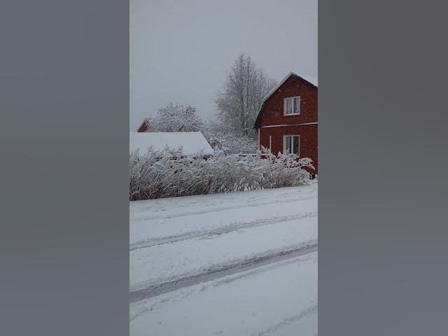 Video thumbnail for Primera nevada del año 2023.First snowfall of the year 2023.Årets första snöfall 2023.