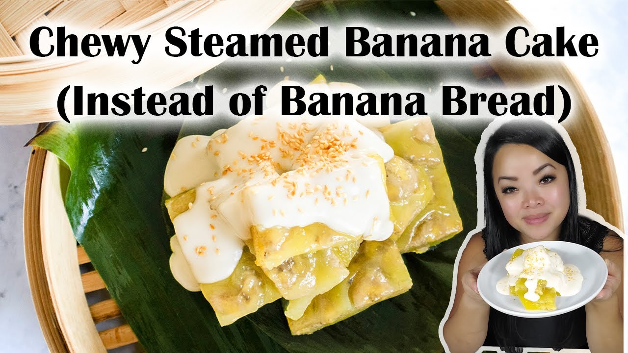 Video thumbnail for 4 Easy Steps To Making Vietnamese Steamed Banana Cake!