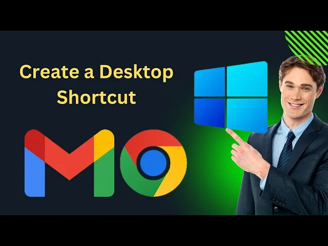'Video thumbnail for How to Create a Desktop Shortcut for Gmail in Windows 10 using Google Chrome | GearUpWindows'