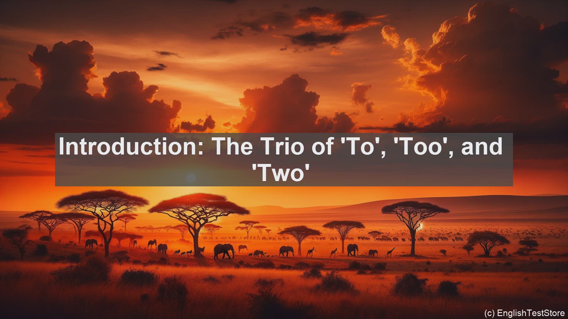 'Video thumbnail for What is the difference between to too and two in English?'