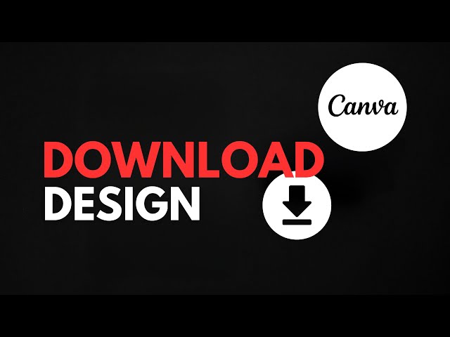 'Video thumbnail for How To Download Designs From Canva (Simple Tutorial For Beginners)'