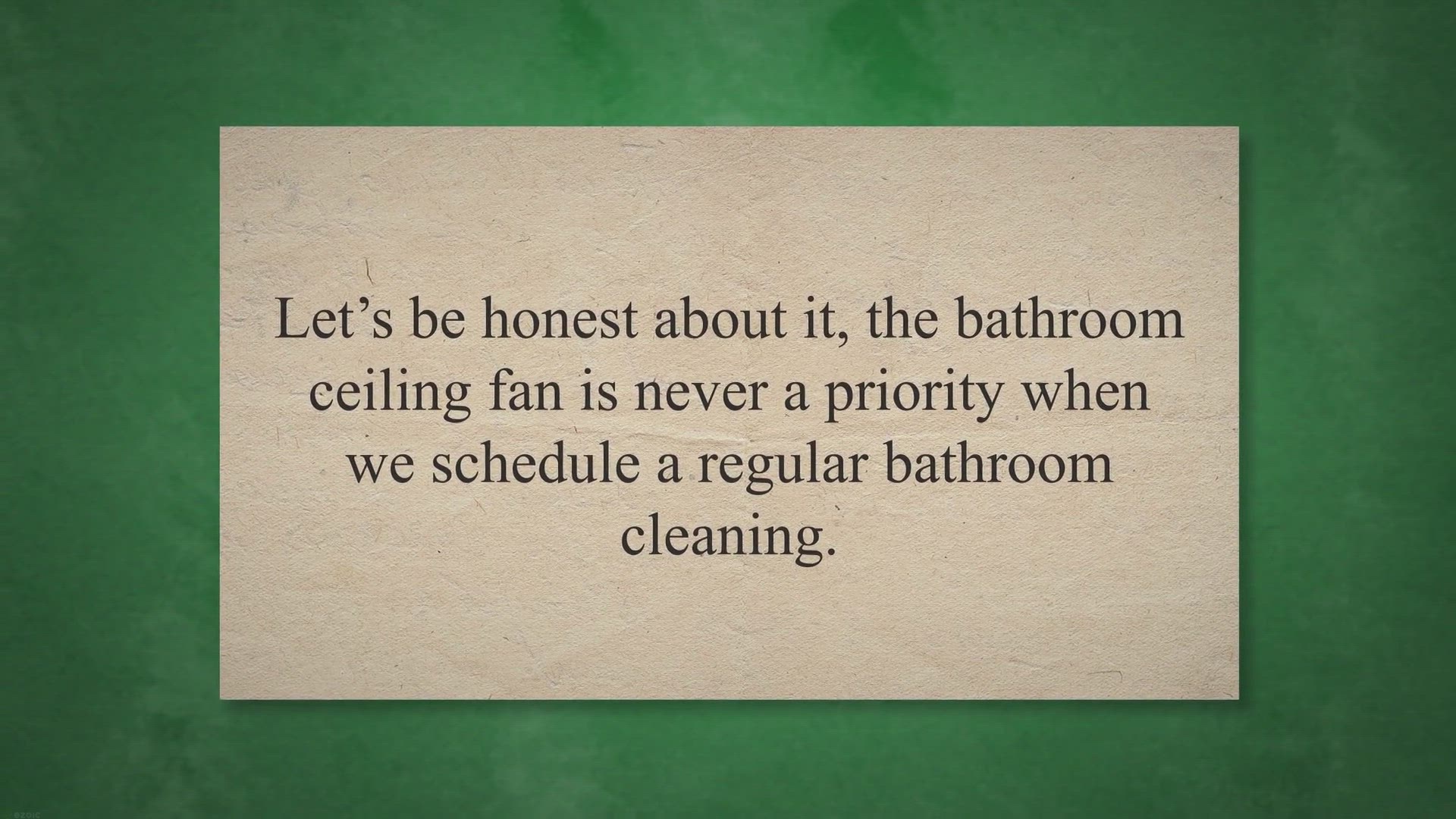 'Video thumbnail for How to Clean Bathroom Ceiling Fan?'