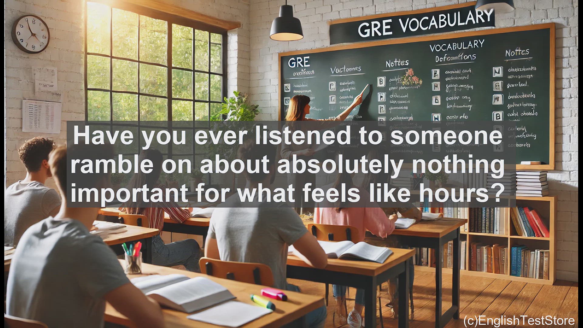 'Video thumbnail for GRE Vocabulary Lesson: Exploring the Meaning and Use of the Word 'Inane''