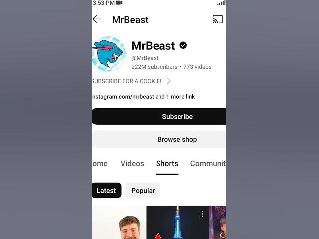 Video thumbnail for Mr beast fooled us?🤔#shorts #mrbeast
