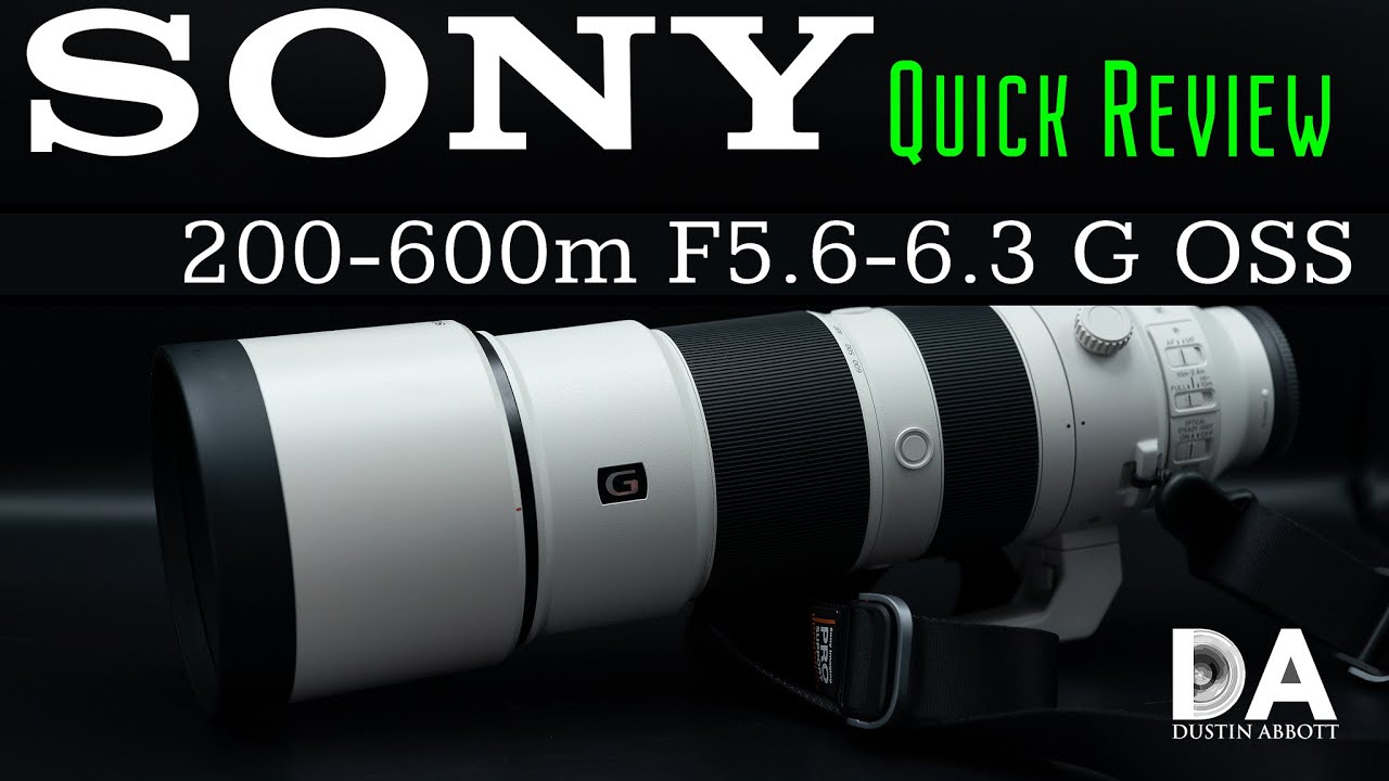 Sony E Mount Sony Fe 200–600Mm F5.6–6.3 G OSS Full-Frame Lens (Sel200600G), Super-Telephoto Zoom