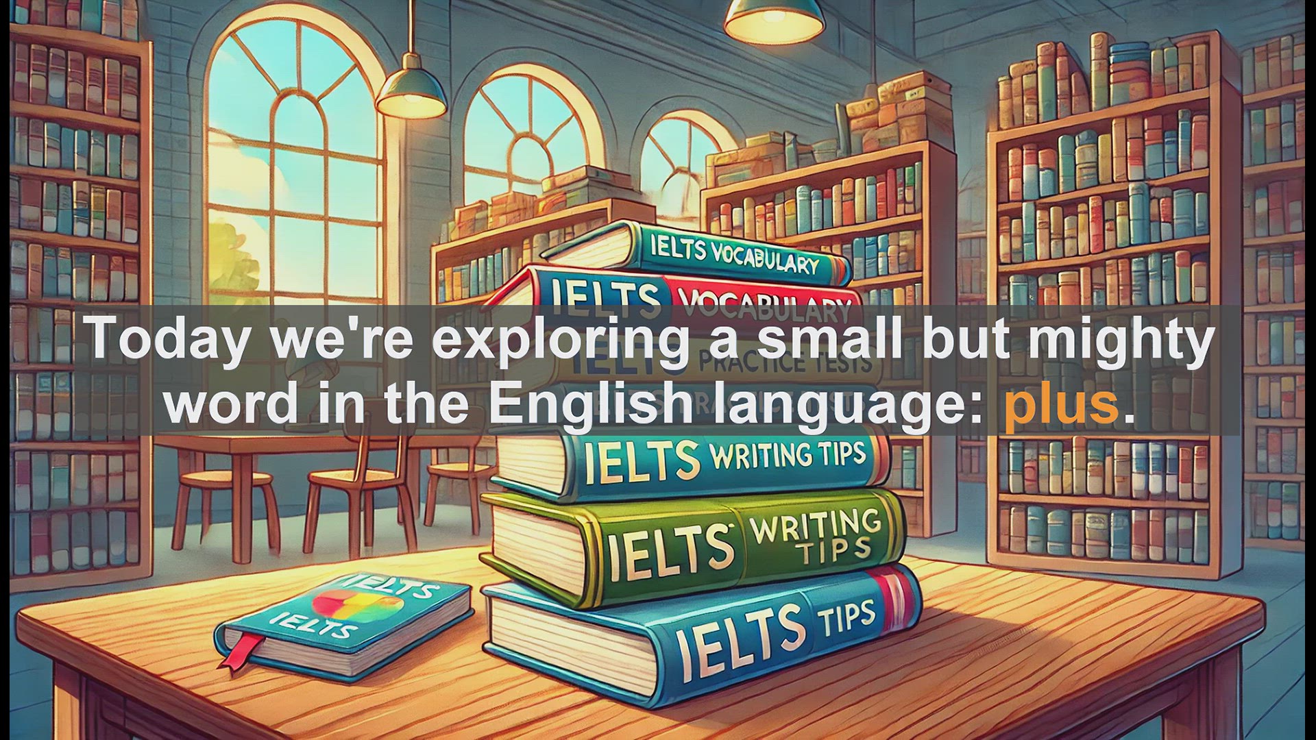 'Video thumbnail for 2500 Must Know IELTS 5.5 Vocabulary - Understanding 'Plus': A Versatile Word for IELTS Vocabulary'