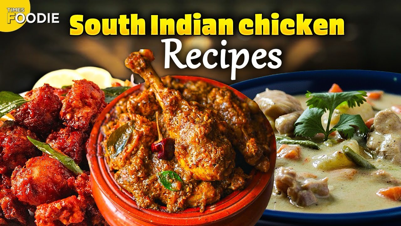 Video thumbnail for 3 Must-Try South Indian Chicken Recipes | Kerala Chicken Stew, Chicken 65 & Chettinad Chicken