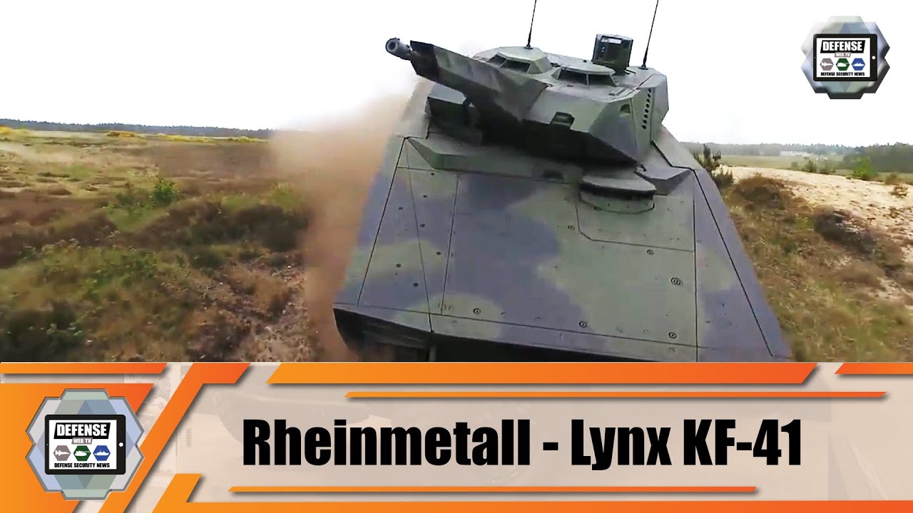 'Video thumbnail for Hungary and Rheinmetall Defense from Germany sign agreement to produce Lynx tracked armored IFV'