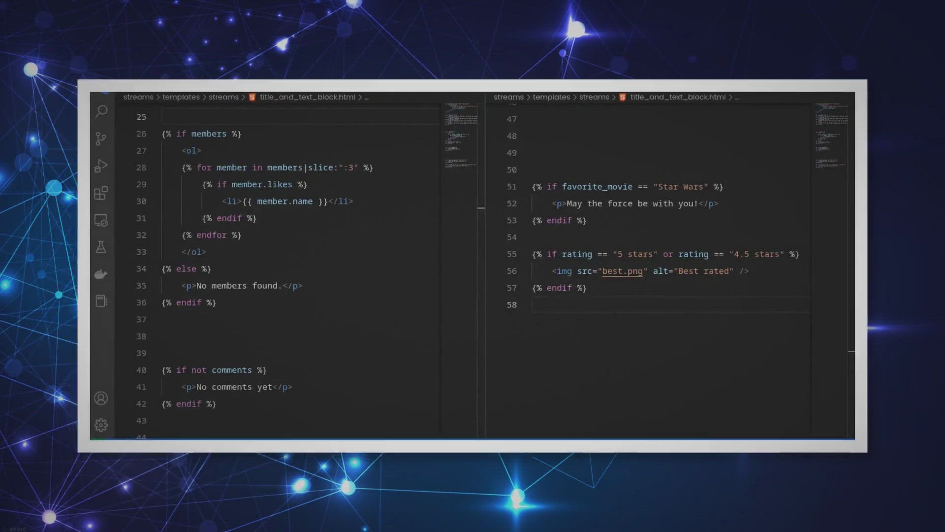 Video thumbnail for How to use if else condition in Django templates (Ultimate guide)
