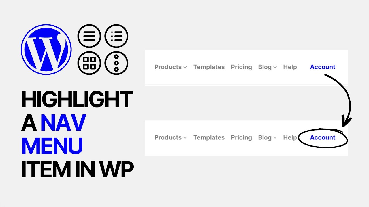 'Video thumbnail for How to Highlight a Certain Nav Menu Item in WordPress_ Tutorial'