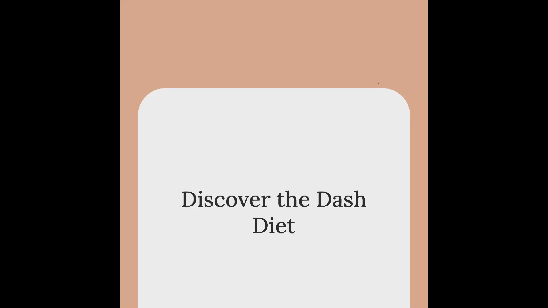 'Video thumbnail for Dash Diet for Beginners'