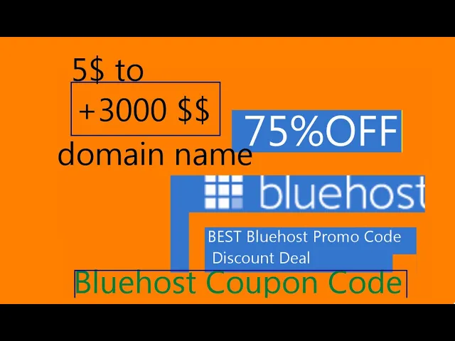 'Video thumbnail for Bluehost Coupon Code 2024 + 🔥 3000$$ Dmoain value for nearly Free'