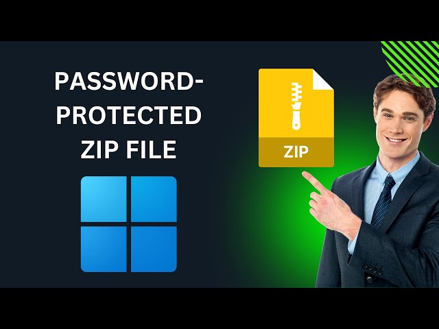 'Video thumbnail for How to Create a Password Protected Zip File on Windows 11 using 7-Zip | GearUpWindows Tutorial'