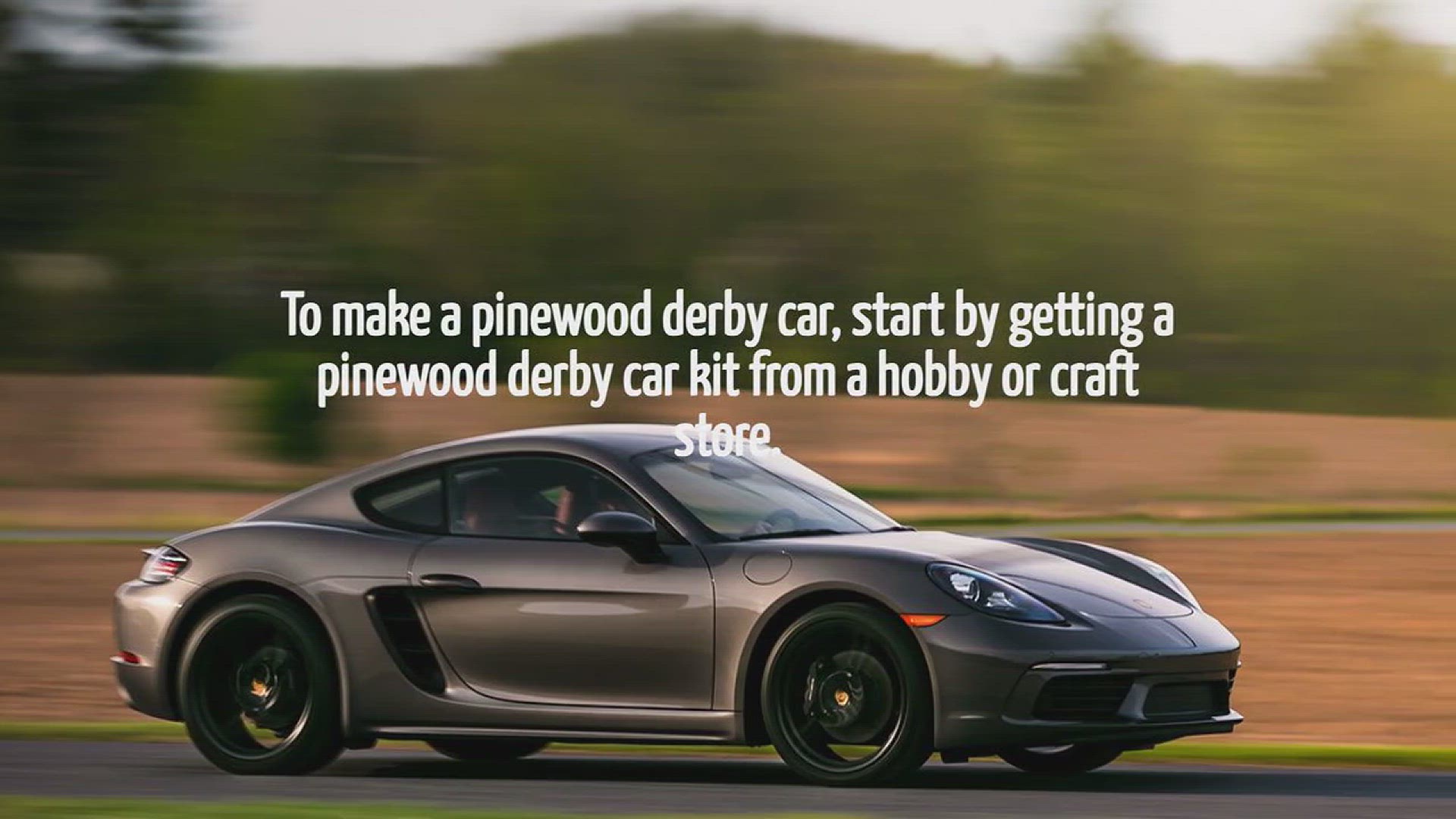 DIY Pinewood Derby Car Kit, Makes 6
