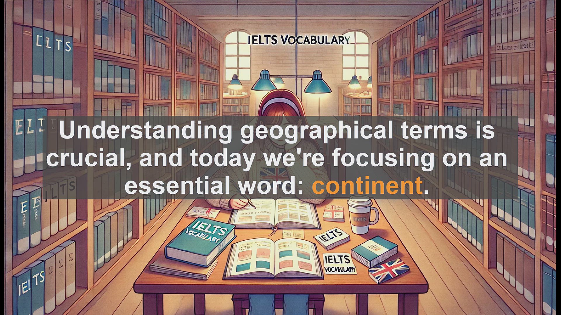 'Video thumbnail for 2500 Must Know IELTS 5.5 Vocabulary - IELTS Vocabulary: Understanding 'Continent''
