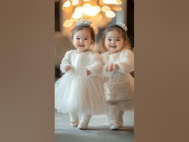 Video thumbnail for baby twins cute cutebaby #love kawaii