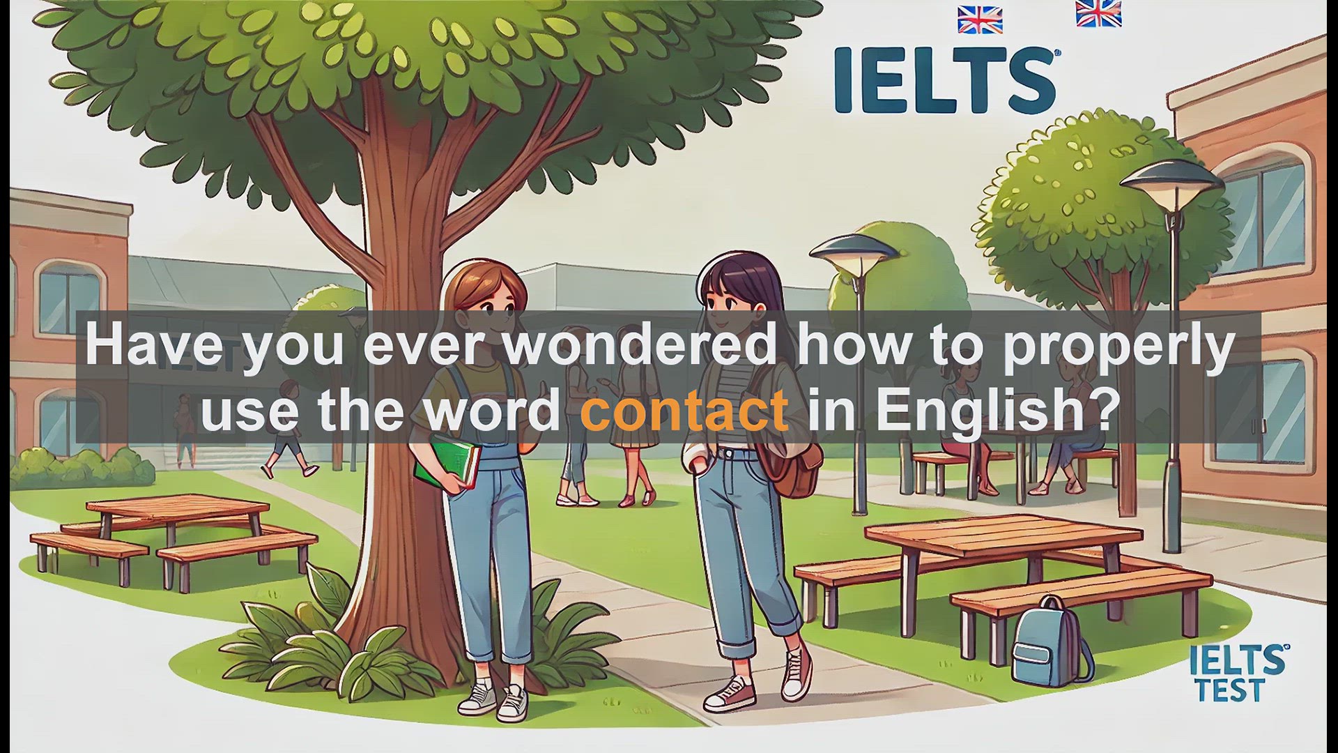 'Video thumbnail for 2500 Must Know IELTS 5.5 Vocabulary - How to Use 'Contact' in English: Meanings and Common Mistakes'