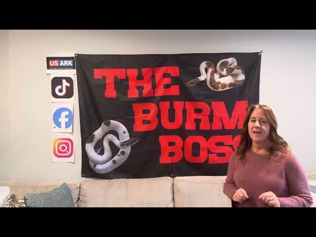 Video thumbnail for A message from Melodye Gallagher, Mrs. BURM BOSS 🐍