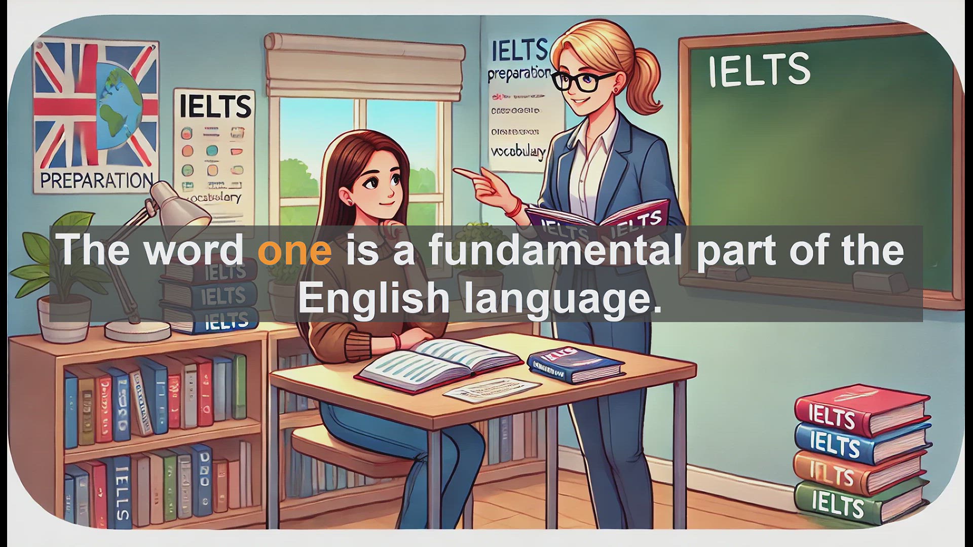 'Video thumbnail for 2500 Must Know IELTS 5.5 Vocabulary - Understanding 'One': A Key Word for IELTS Success'