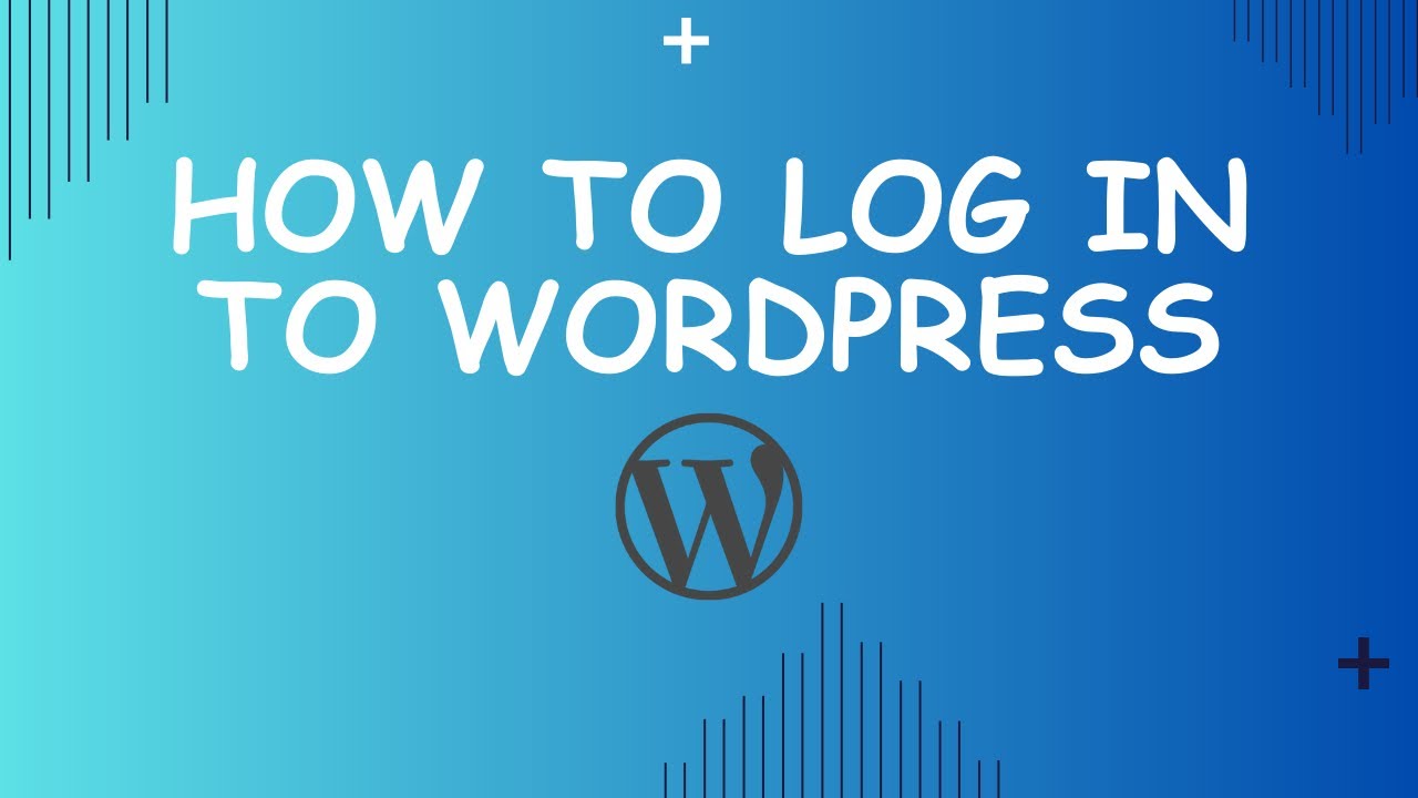 Video thumbnail for How to Log in to WordPress Website Admin Dashboard