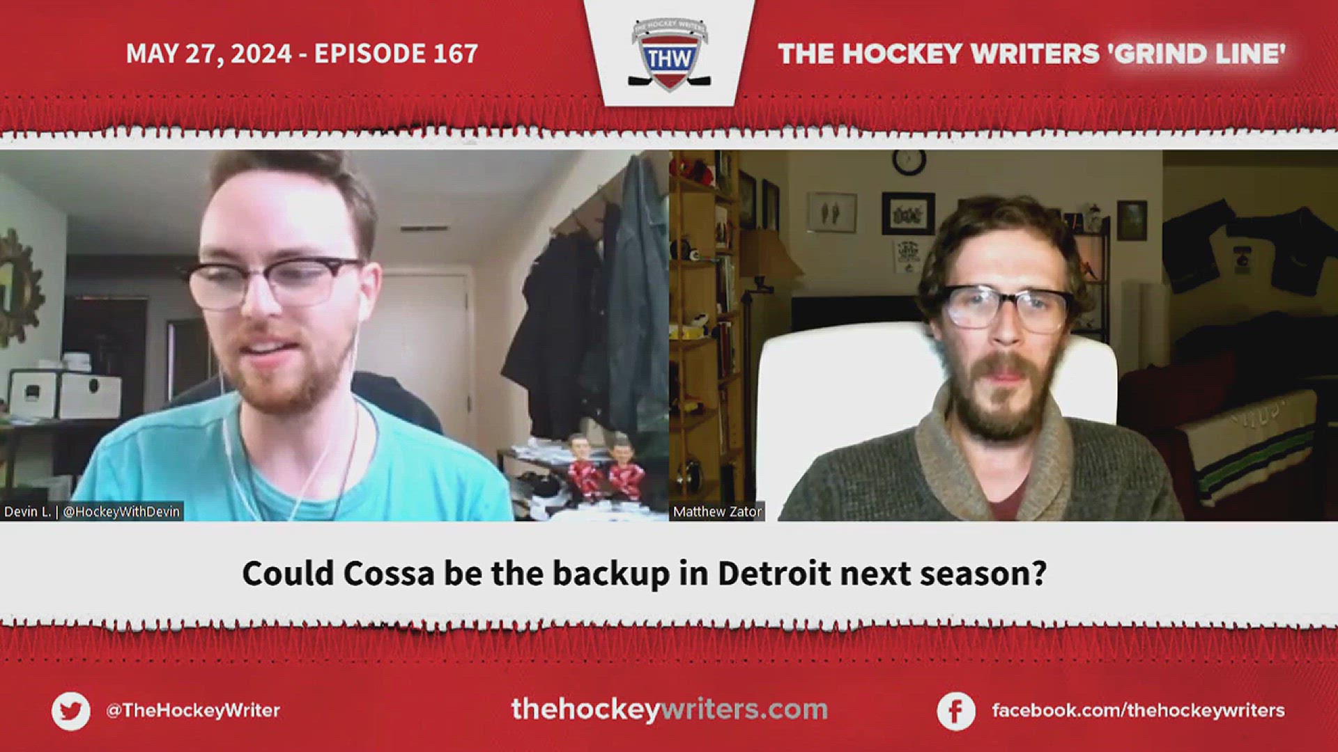 'Video thumbnail for Red Wings - Could Sebastian Cossa Be the Backup in 2024-25'
